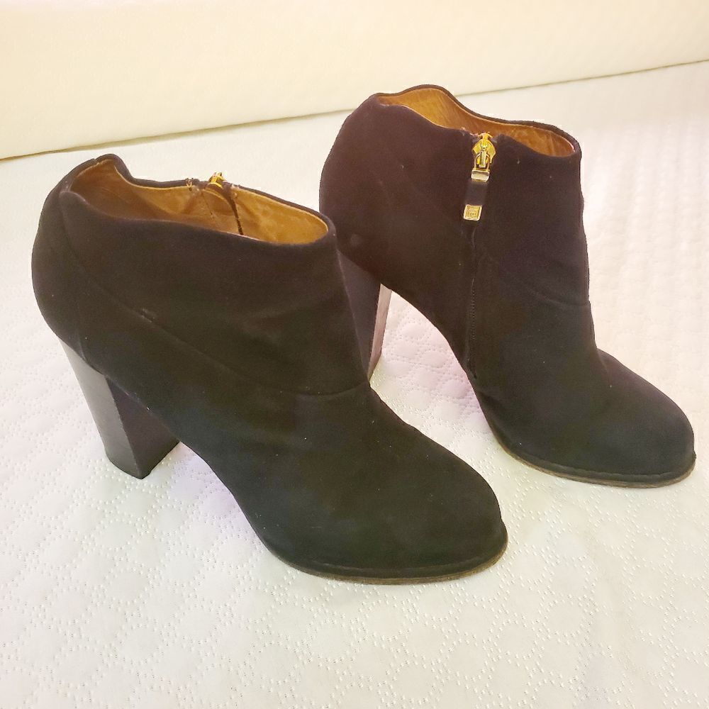 Alberto Fermani  Black High Heel Booties Size 40